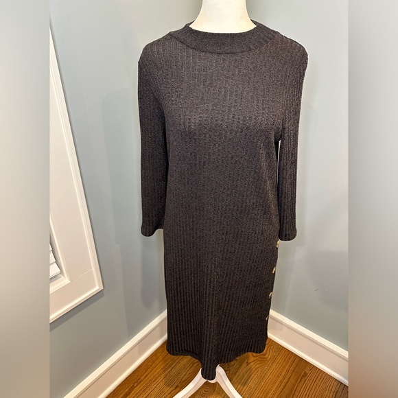 Black sweater dress - Picture 3 of 6